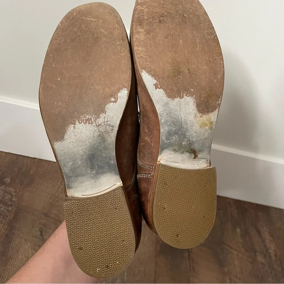 John Fluevog Radio Brown Leather Low Heel Lace Oxfords Comfort Shoes - Picture 7 of 8